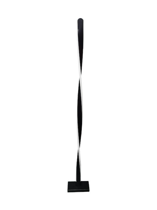 Atman Leggenda Atlanta Μοντέρνο LED Φωτιστικό Δαπέδου Υ140xΜ25εκ. με Ρυθμιζόμενο Λευκό Φως σε Μαύρο Χρώμα