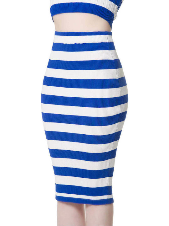 Minkpink IM15S2830 Pencil Φούστα Μπλε