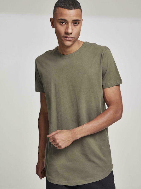 Urban Classics TB638 T-shirt Bărbătesc cu Mânecă Scurtă Olive