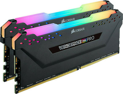 Corsair Vengeance RGB Pro 16GB DDR4 RAM με 2 Modules (2x8GB) και Ταχύτητα 3600 για Desktop