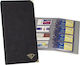 Exas Paper Business Card File 4-Pocket Card Holder 14x27cm 094104000