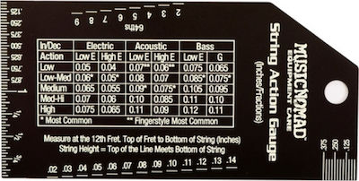 MusicNomad Precision String Action Gauge