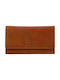 Tuscany Leather TL140787 Large Leather Women's Wallet Tabac Brown