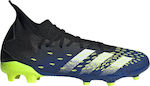 Adidas Predator Freak.3 FG Ψηλά Ποδοσφαιρικά Παπούτσια με Τάπες Μαύρα
