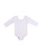 Godance Leotard Kids' Bodysuit with 3/4 Sleeve White
