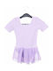 Godance Kids Bodysuit with Purple Skirt