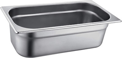 Fueco Γαστρονομίας Gn1 4 26.5x16.2cm Stainless Steel Gastronorm GN1/4 H65mm