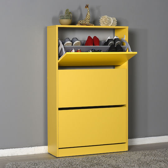 Ξύλινη με 3 Ράφια 73x26x119cm