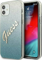 Guess Glitter Gradient Script Back Cover Σιλικό...