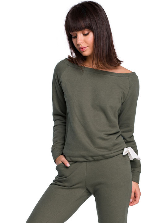 BeWear B108 Women's Sweatshirt Khaki