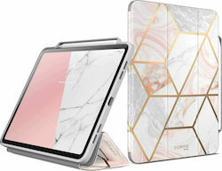 i-Blason Cosmo Tri-Fold Back Cover Σιλικόνης Marble Pink (iPad Pro 2020 12.9")