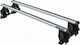 Menabo Car Roof Bars Aluminum 112cm for Toyota Aygo 5D 2005-2014 for Cars with Factory Bars Set with Roof Rack Legs Silver