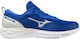 Mizuno Wave Revolt Herren Sportschuhe Laufen Blau