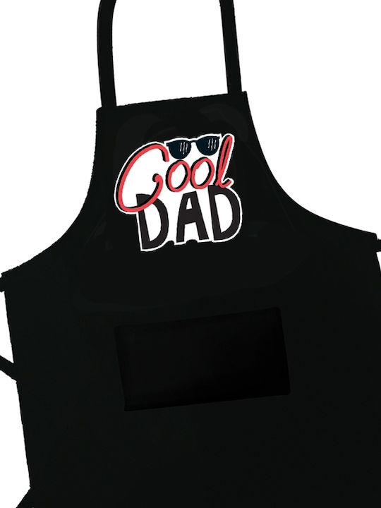 Fly Digital Cool Dad Ποδιά Κουζίνας Μαύρη 68x58cm 10707