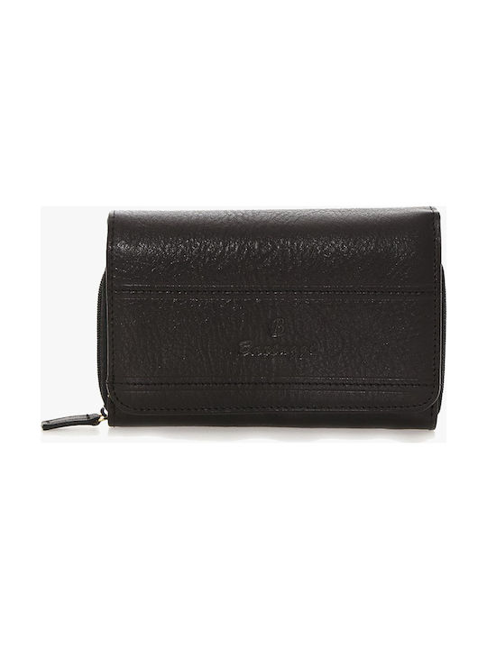 Bartuggi 171-3859 Large Leather Women's Wallet Black 171-3859-black