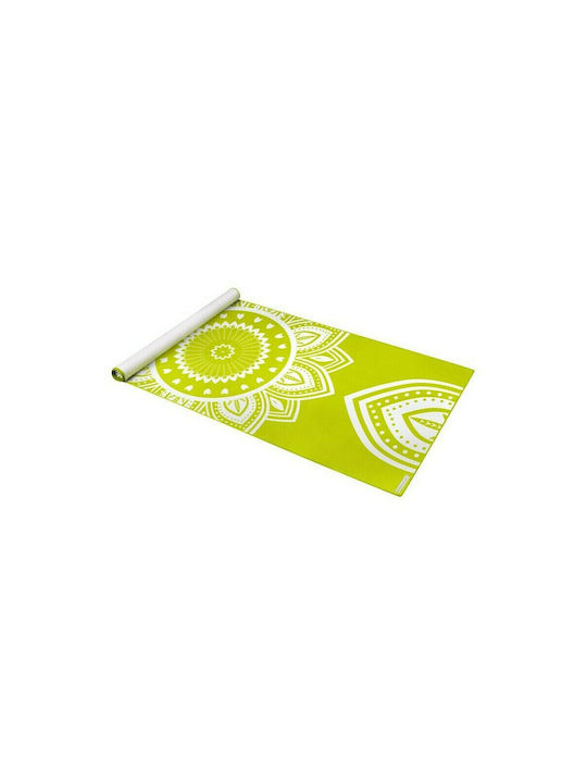 Ecowellness Prosop de Sală Yoga din Microfibra Verde 183x61cm