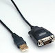 Roline Cable USB-A to RS232 9-pin male 1m (12.99.1074) 1pcs