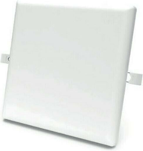Atman Square Recessed LED Panel 36W with Cool White Light 6000K 22.5x22.5cm
