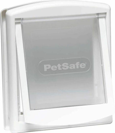 Pet Safe Ușa pentru Câini & Pisici Poartă pentru animale de companie albă 23.6x19.8cm. din Plastic de Culoare Alb 23.6 x 19.8 x 23.6cm
