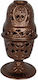 Marhome Dome 13-01-993073 Tabletop Oil Lamp Metallic Coffee 9x9x17εκ. 13-01-993073 BROWN