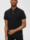 Selected Herren Sportliches Kurzarmshirt Polo Schwarz