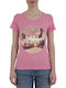 2nd Skin Holidays Coast SSL357-04117 Damen T-shirt Fuchsie