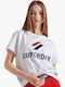 Superdry Women's Athletic Crop T-shirt White