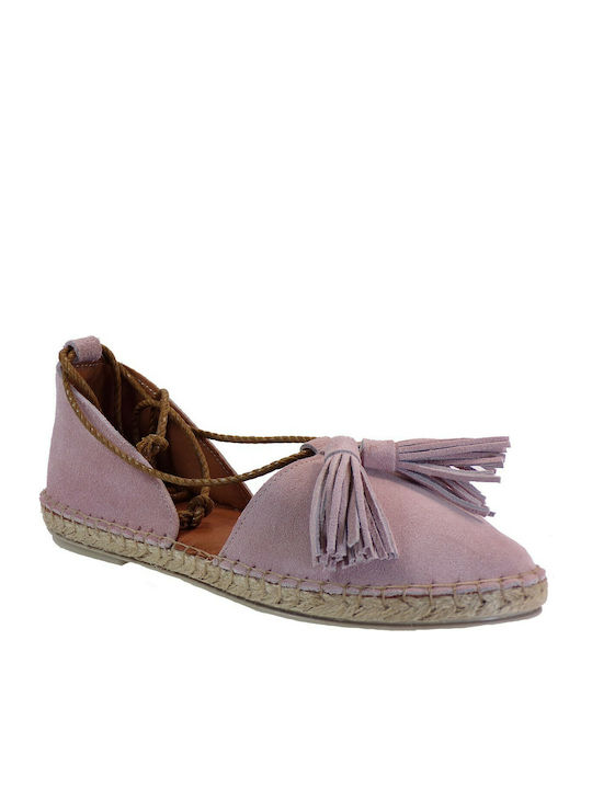 Verosoft 350-1684 Women's Leather Espadrilles Purple