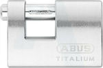 Abus Titalium 98TI/70 Aluminium Vorhängeschloss Monoblock mit Schlüssel 70mm 1Stück