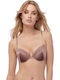 Minerva Gossip Push Up Bra Pink