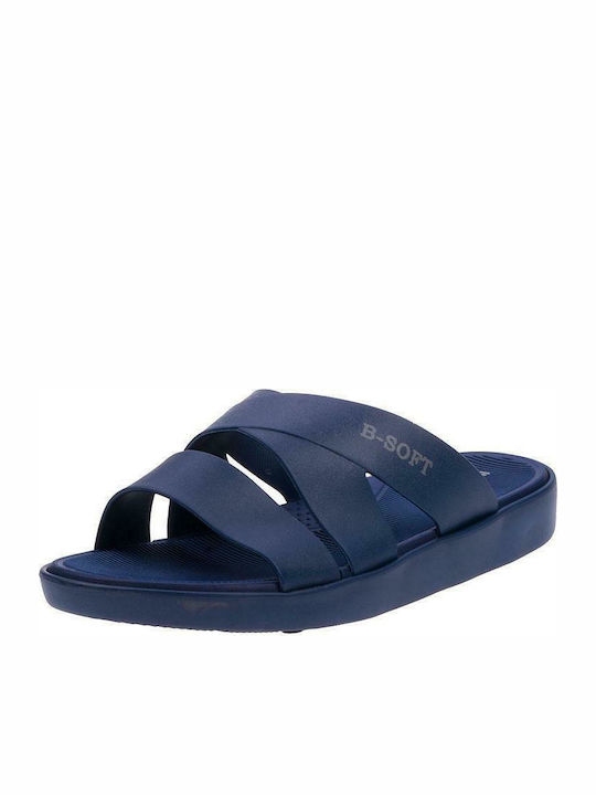 B-Soft Women's Flip Flops Blue