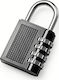 Dekton Steel Padlock Brass Combination 80mm 1pcs