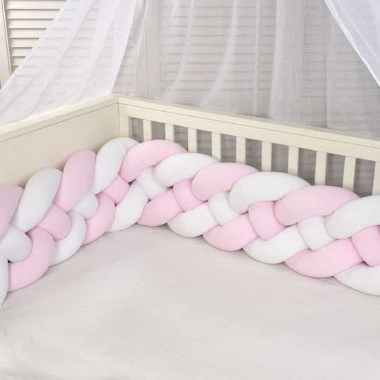 Baby Oliver Crib Bumper Braided Inside 24x200cm