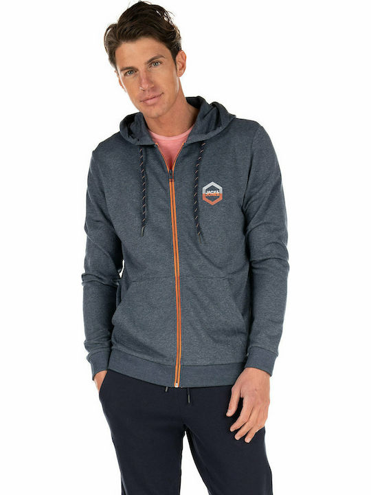 Jack & Jones Ζακέτα με Κουκούλα Navy Blue