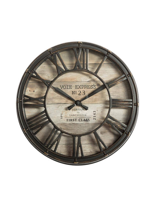 Atmosphera Leise Antikes Wanduhr Kunststoff Coffee Ø21cm