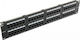 Safewell Patch Panel για Rack 2U 19" 48 Θυρών cat5e Μαύρο
