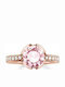 Thomas Sabo Ring with Stones made of Silver Gold Plated