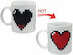 Kikkerland that Changes Color Heat Change Mug Ceramic White