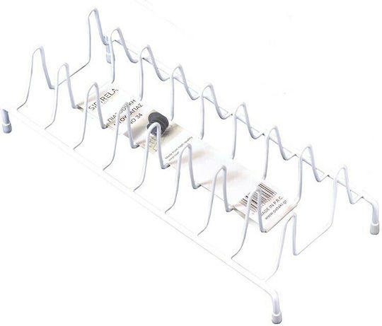 Sidirela Cabinet Dish Rack No34 Metallic 34x10x34cm Silver