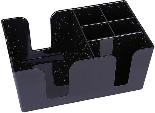 Ready Plastic Bar Organizer with 6 Compartments with Dimension 14.5x24x10.5cm