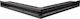 Kratki Corner Fireplace Air Shutter Black 56x56x6cm