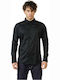 Devergo Men's Shirt Long Sleeve Cotton Black