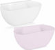 Navaris Waste Bin Waste Plastic White 29x12cm 1pcs