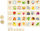 Viga Toys Τόμπολα Μαθαίνοντας τις Αισθήσεις Educational Game Knowledge for 3+ years Years Old