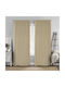 Lino Home Vorhang mit Grommets Renas Beige 140x280cm