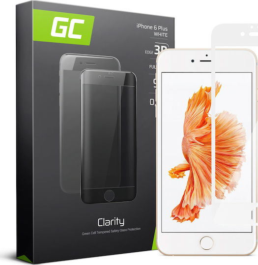 Green Cell Clarity Full Face Tempered Glass (iPhone 6 / 6S Plus)
