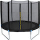 ForAll Outdoor Trampoline 244cm with Net Black