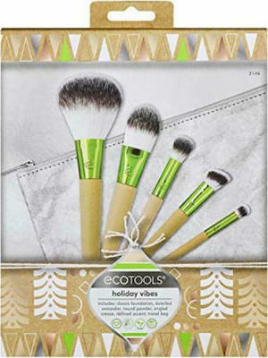 EcoTools Synthetic Make Up Brush Set Holiday Vibes 6pcs