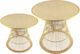 Rotund Set Zigon din Bambus Bej 2buc L62xP62xH62cm.