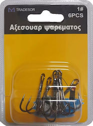 Tradesor Fishing Hooks Set 10pcs No4